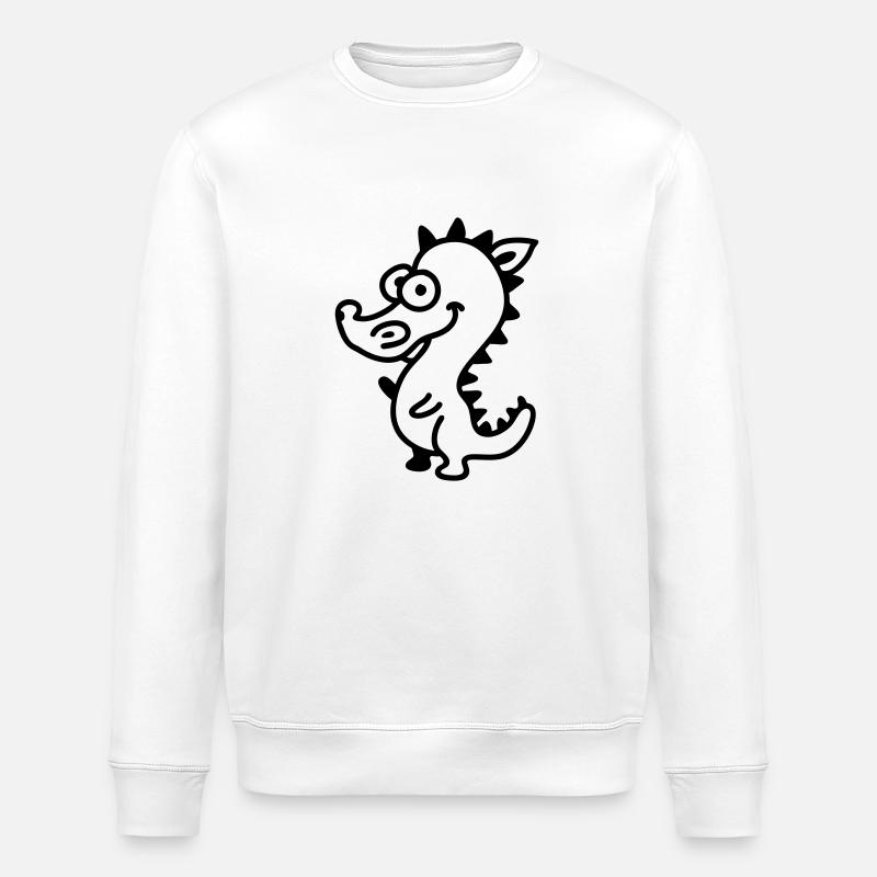 Drachen - Line - Stanley/Stella Unisex Bio-Sweatshirt ROLLER - Weiß