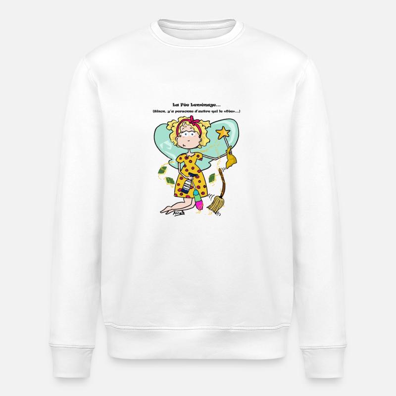 Fée Leménage - Sweat bio ROLLER Stanley/Stella Unisexe - blanc