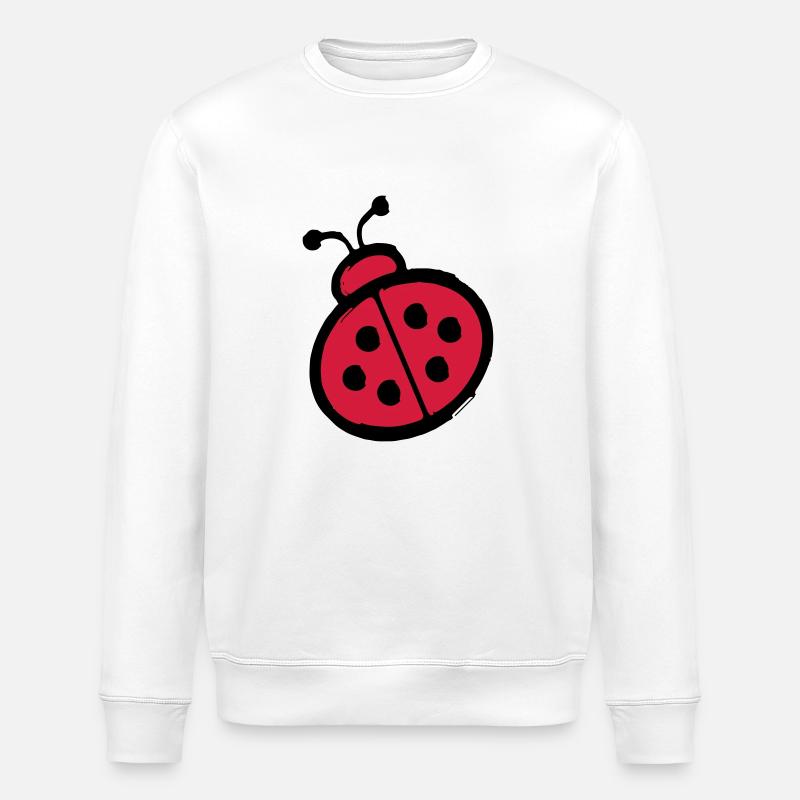 ladybug - Stanley/Stella Unisex Bio-Sweatshirt ROLLER - Weiß