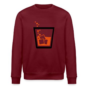 Whiskey - Geschenk zum Männertag - Stanley/Stella Unisex Bio-Sweatshirt ROLLER - Weiß - Vorne - Nik (191cm)