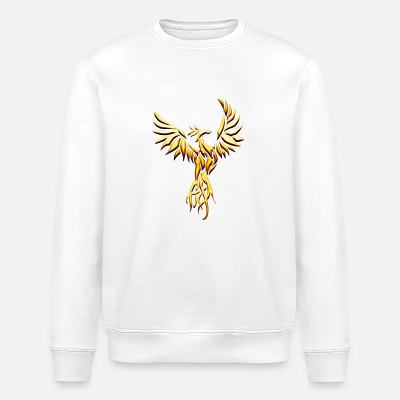 goldphoenix - Sweat bio ROLLER Stanley/Stella Unisexe - blanc