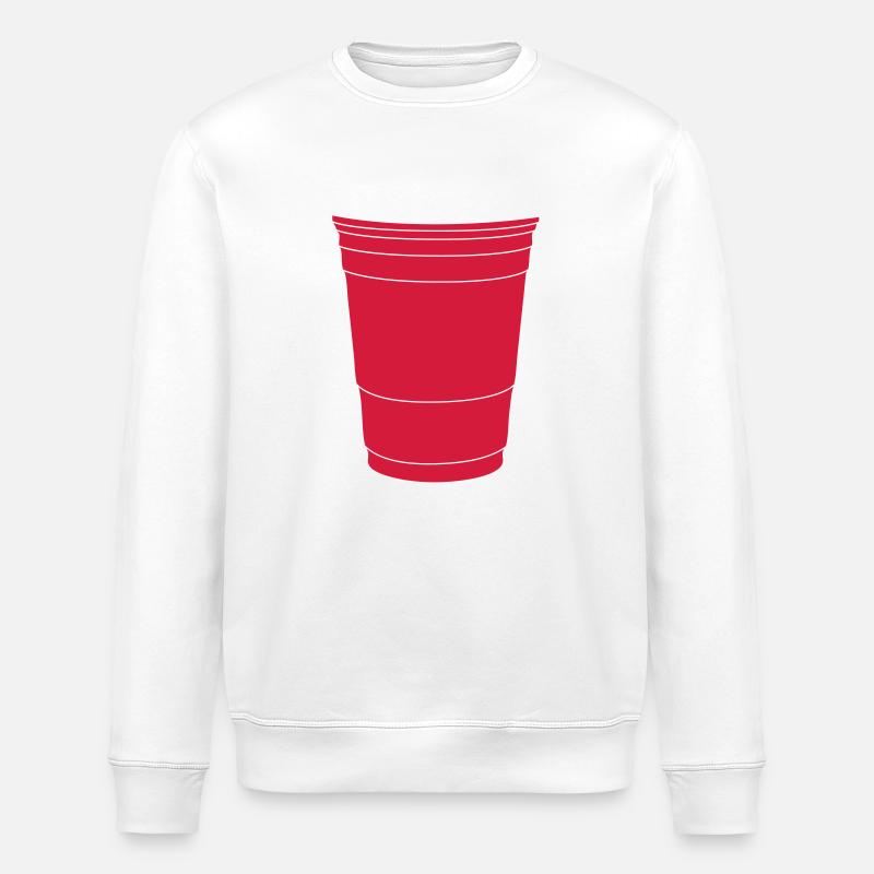 Roter Becher - Stanley/Stella Unisex Bio-Sweatshirt ROLLER - Weiß
