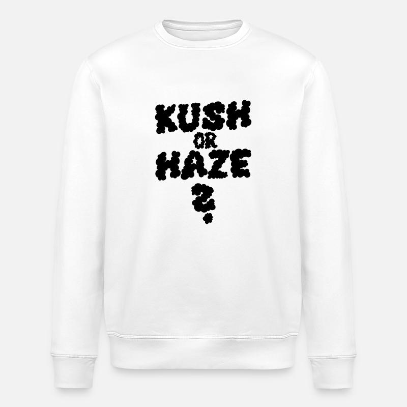 Kush ou Haze - Sweat bio ROLLER Stanley/Stella Unisexe - blanc