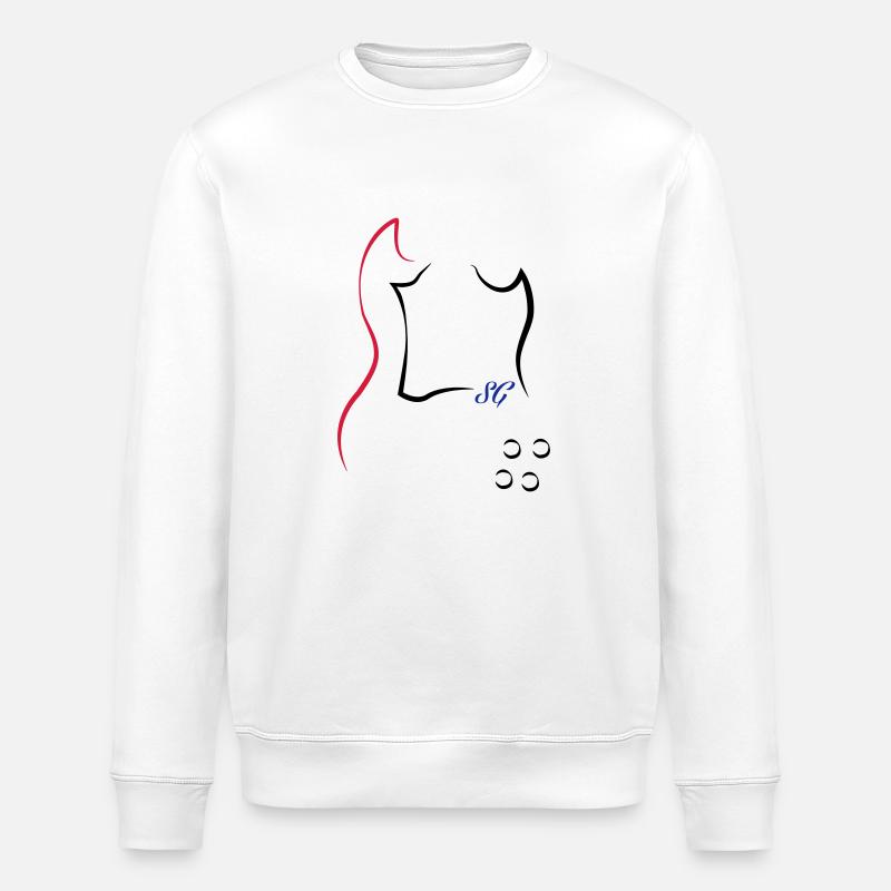 GSG - Stanley/Stella Unisex Bio-Sweatshirt ROLLER - Weiß
