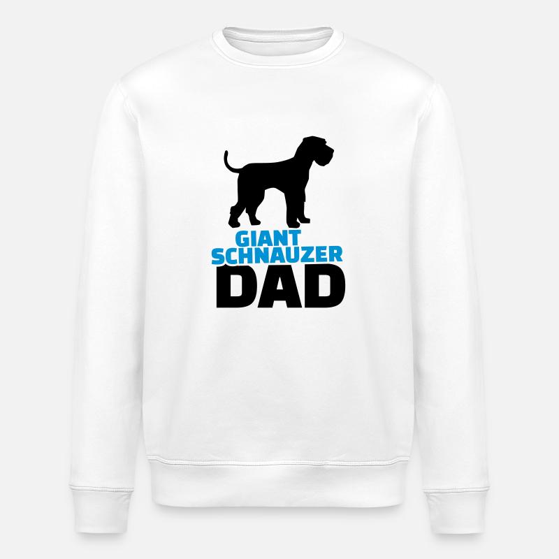 Giant Schnauzer Dad - Sweat bio ROLLER Stanley/Stella Unisexe - blanc