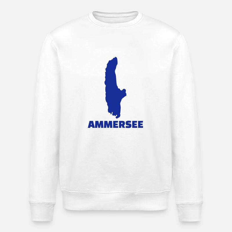 Ammersee - Stanley/Stella Unisex Bio-Sweatshirt ROLLER - Weiß