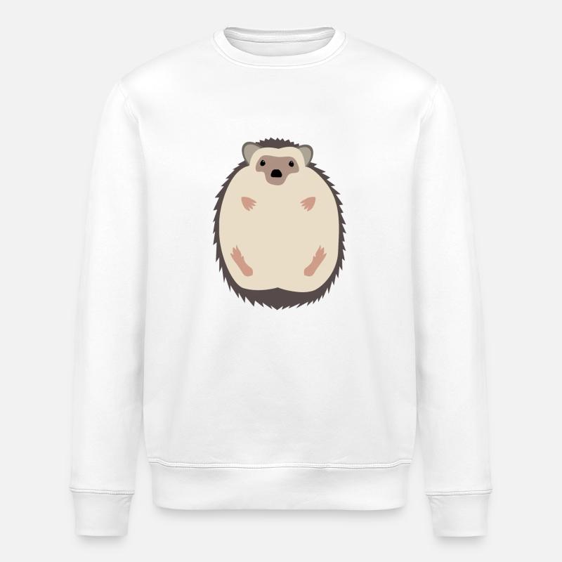 Igel - Stanley/Stella Unisex Bio-Sweatshirt ROLLER - Weiß
