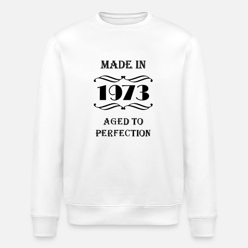 Made in 1973 - Stanley/Stella ROLLER Unisex Organic Sweatshirt - white