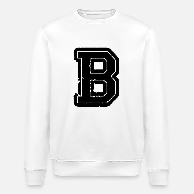 b_01 - Stanley/Stella ROLLER Unisex Organic Sweatshirt - white