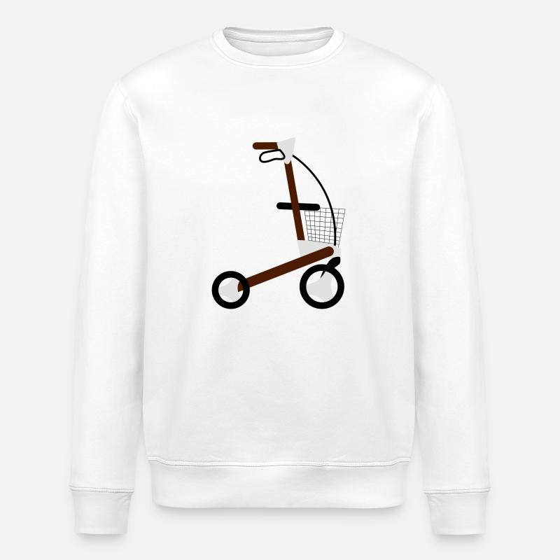 rollator - Stanley/Stella Unisex Bio-Sweatshirt ROLLER - Weiß