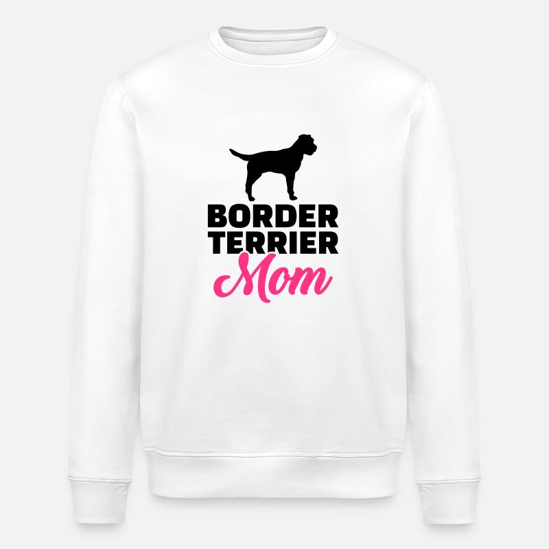 Border Terrier - Stanley/Stella Unisex Bio-Sweatshirt ROLLER - Weiß