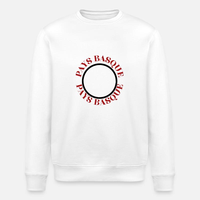 BASKENLAND 2 - Stanley/Stella Unisex Bio-Sweatshirt ROLLER - Weiß