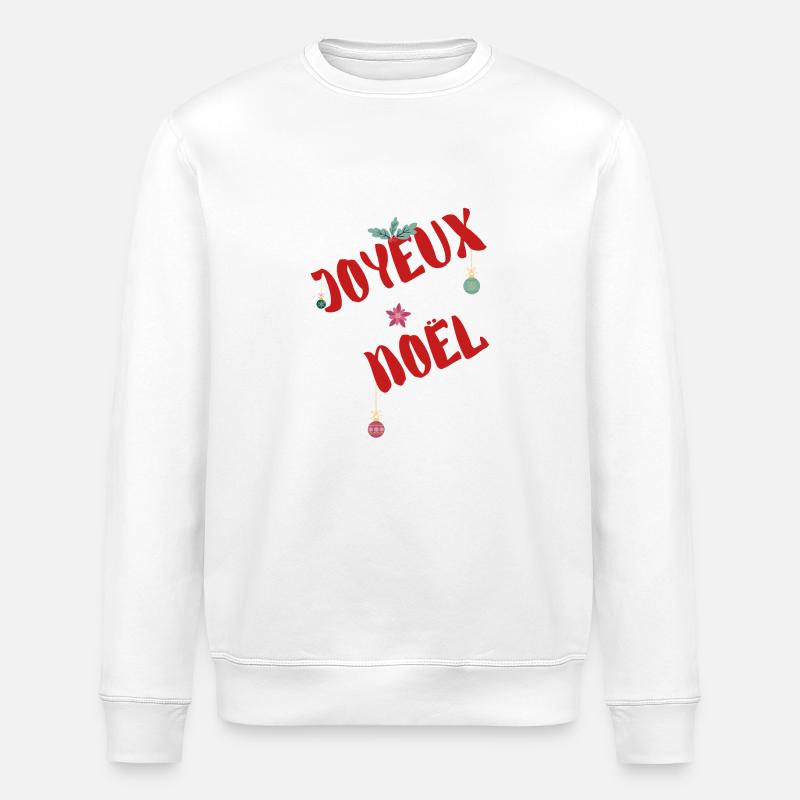 Joyeux noël 2 - Sweat bio ROLLER Stanley/Stella Unisexe - blanc