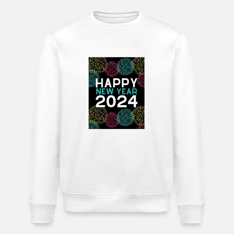 Happy new Year - Stanley/Stella Unisex Bio-Sweatshirt ROLLER - Weiß