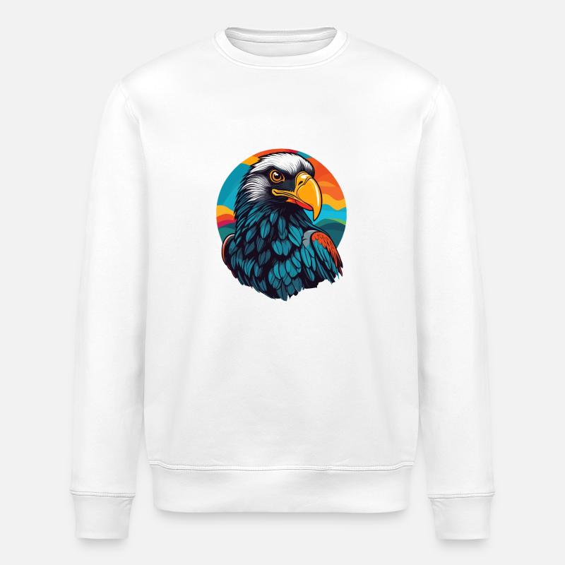 Geier - Stanley/Stella Unisex Bio-Sweatshirt ROLLER - Weiß