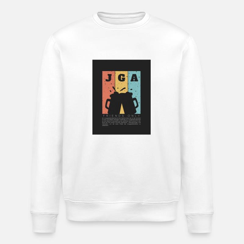 JGA friends only - Stanley/Stella Unisex Bio-Sweatshirt ROLLER - Weiß