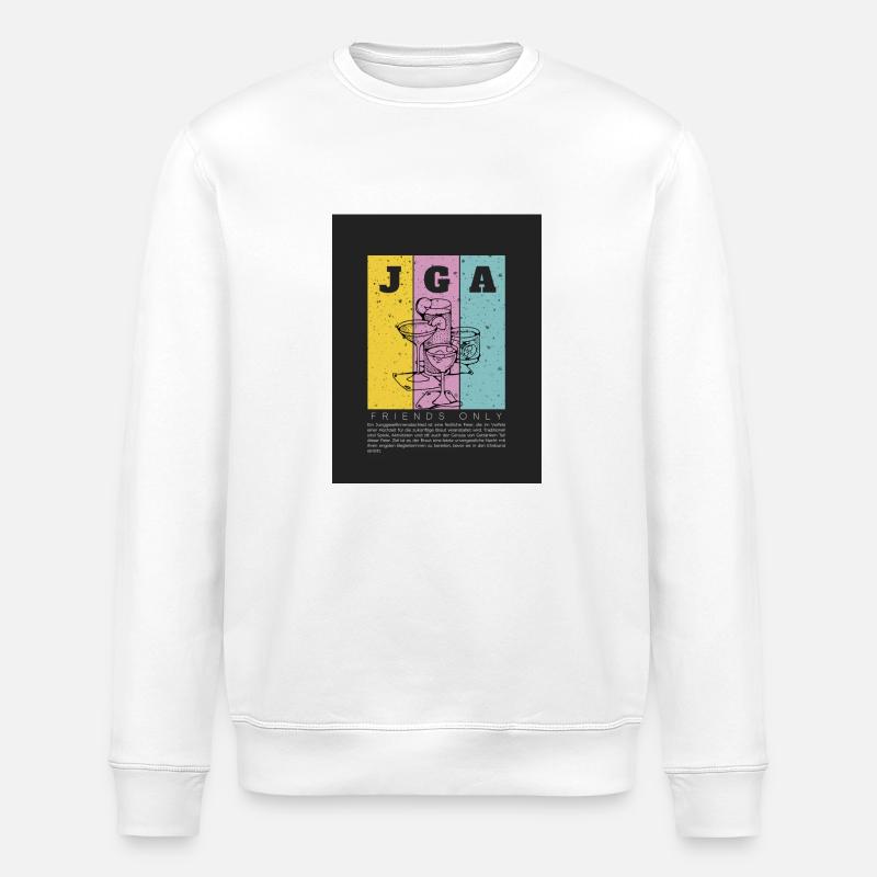 JGA Cocktail - Stanley/Stella Unisex Bio-Sweatshirt ROLLER - Weiß