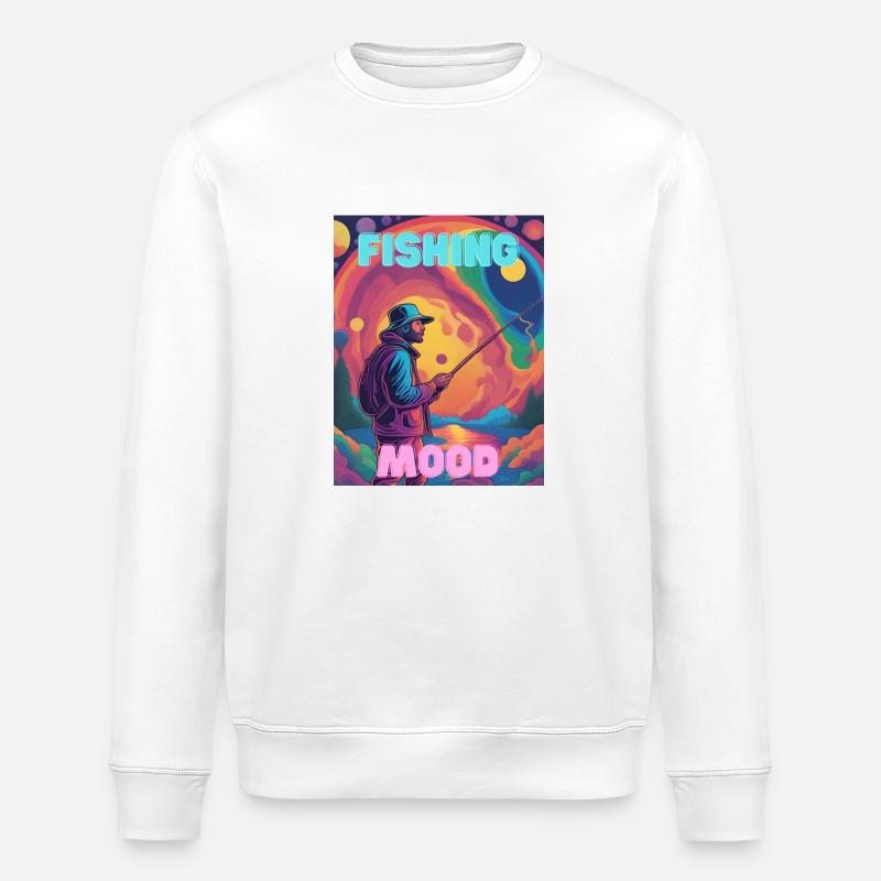 Fishing Mood - Stanley/Stella Unisex Bio-Sweatshirt ROLLER - Weiß