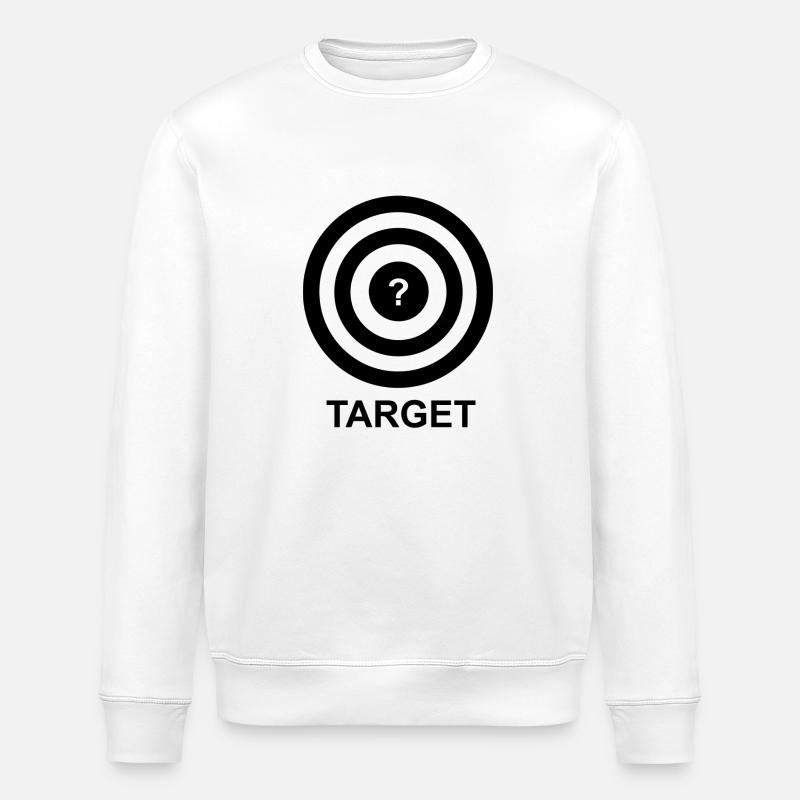 TARGET SIGN - Stanley/Stella Unisex Bio-Sweatshirt ROLLER - Weiß