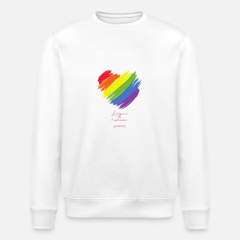 Spring 3 - Sweat bio ROLLER Stanley/Stella Unisexe - blanc