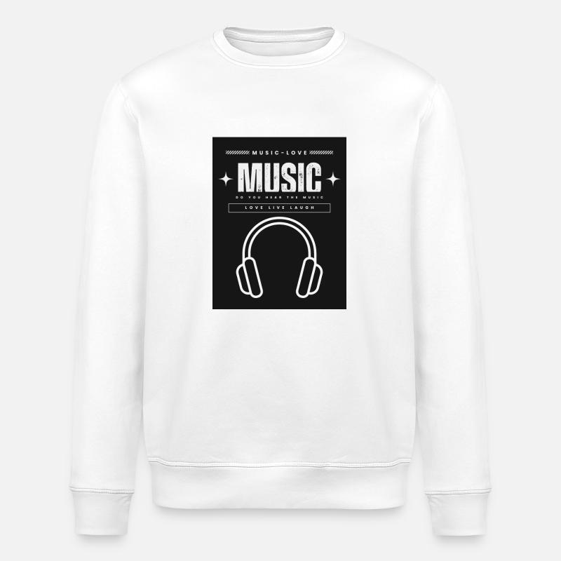 Kopfhörer - Stanley/Stella Unisex Bio-Sweatshirt ROLLER - Weiß