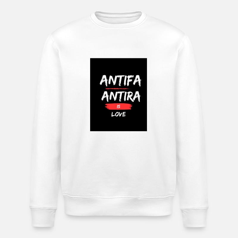 ANTIFA - Sweat bio ROLLER Stanley/Stella Unisexe - blanc