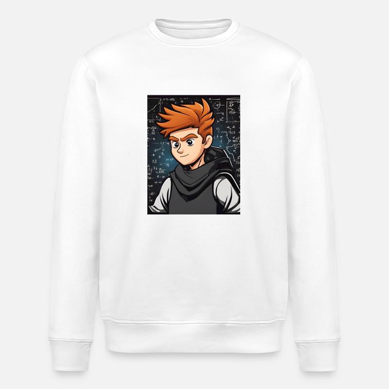 Ginger Ninja 2 - Stanley/Stella ROLLER Unisex Organic Sweatshirt - white