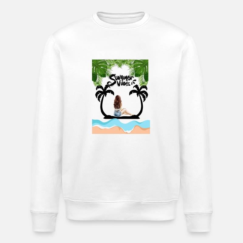 Sommer - Stanley/Stella Unisex Bio-Sweatshirt ROLLER - Weiß
