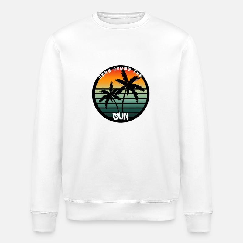 Here comes the sun - Stanley/Stella Unisex Bio-Sweatshirt ROLLER - Weiß