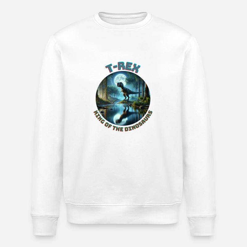 T Rex10 - Sweat bio ROLLER Stanley/Stella Unisexe - blanc