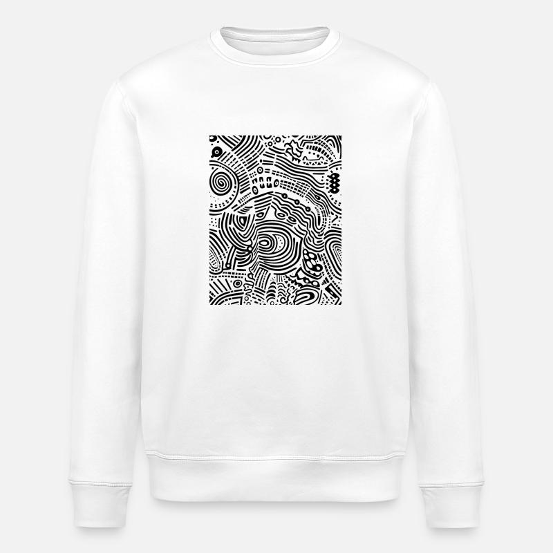Graphique - Sweat bio ROLLER Stanley/Stella Unisexe - blanc