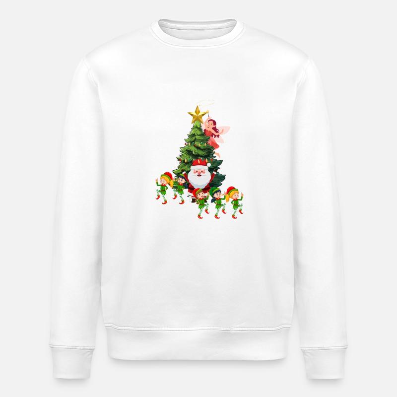 Noël enchanté - Sweat bio ROLLER Stanley/Stella Unisexe - blanc