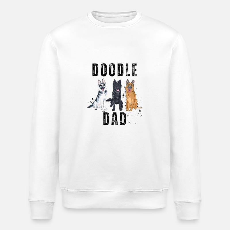 Doodle Dad - Sweat bio ROLLER Stanley/Stella Unisexe - blanc