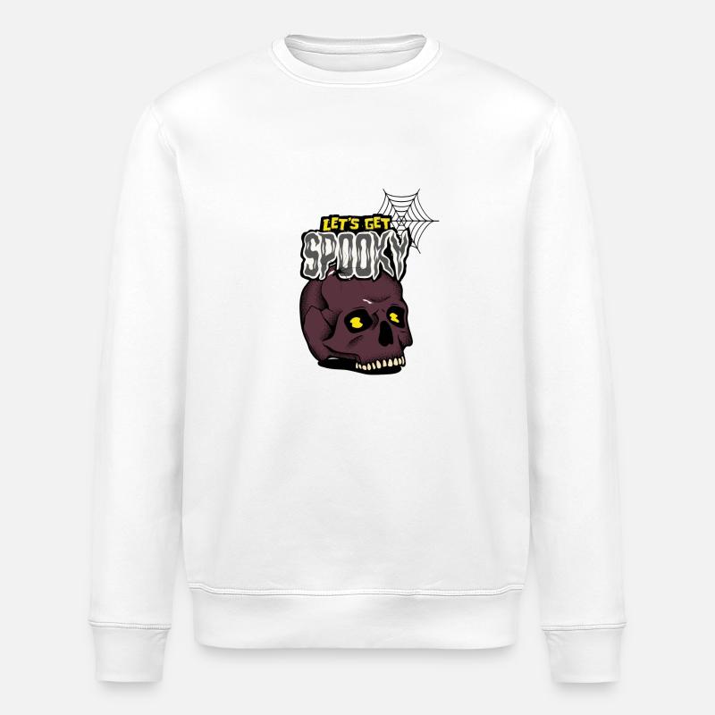 soyons effrayants - Sweat bio ROLLER Stanley/Stella Unisexe - blanc