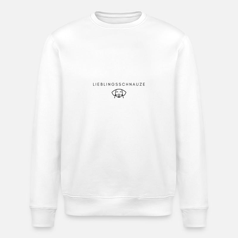 Lieblingsschnauze - Stanley/Stella Unisex Bio-Sweatshirt ROLLER - Weiß
