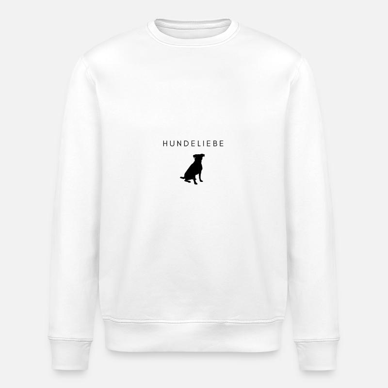 Hundeliebe - Stanley/Stella Unisex Bio-Sweatshirt ROLLER - Weiß