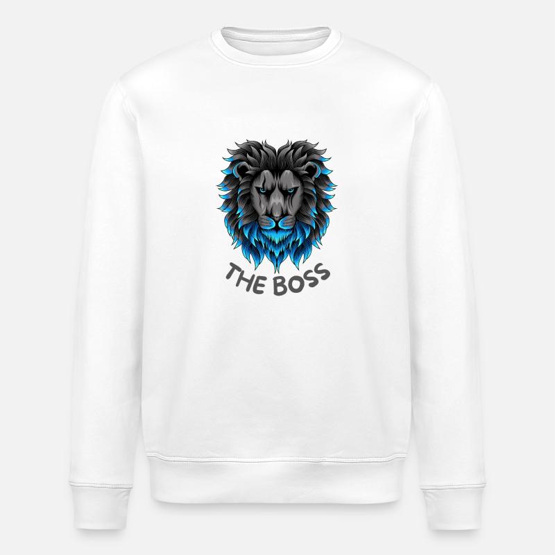THE KING - Stanley/Stella Unisex Bio-Sweatshirt ROLLER - Weiß