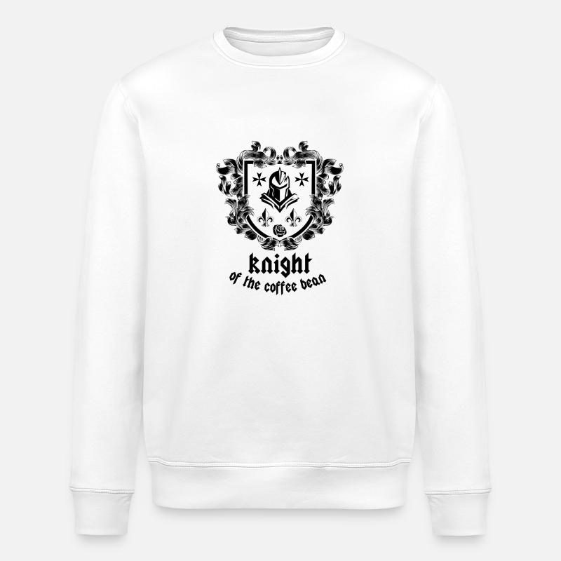 Knight of coffee - Stanley/Stella Unisex Bio-Sweatshirt ROLLER - Weiß