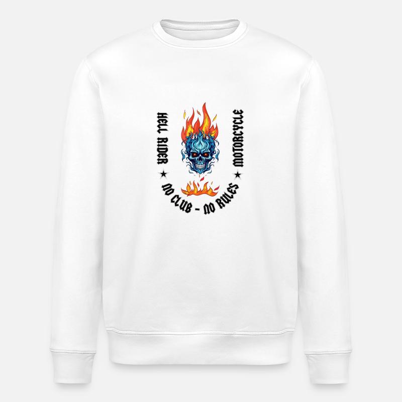 Hell Rider - Stanley/Stella Unisex Bio-Sweatshirt ROLLER - Weiß