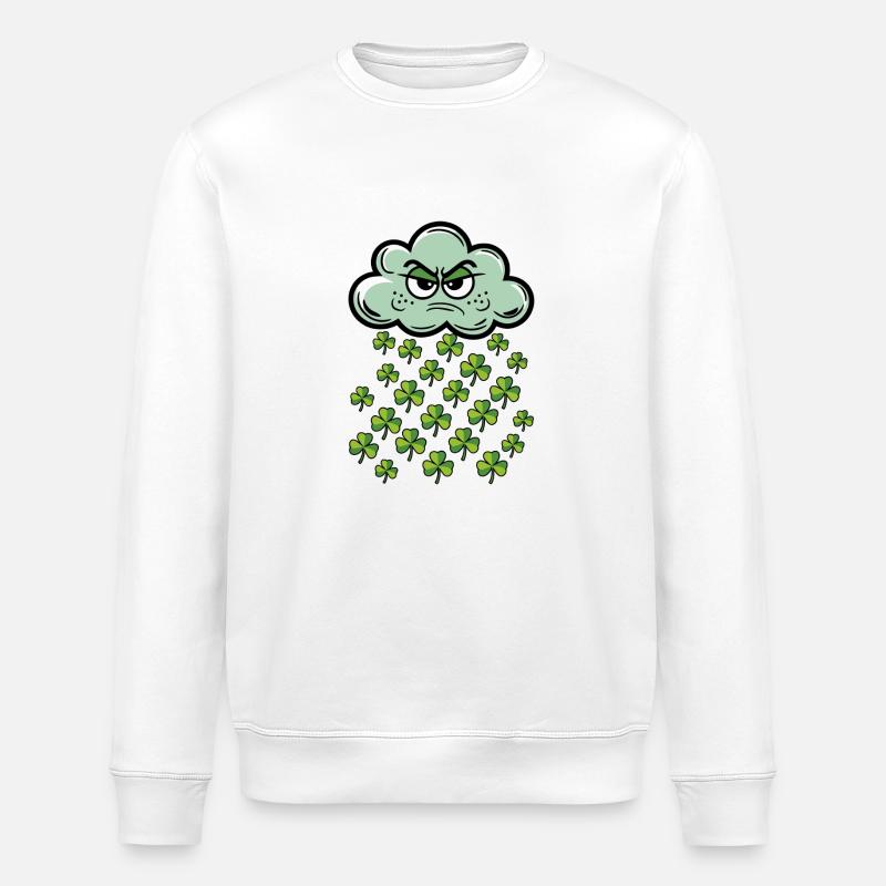Fête de la Saint-Patrick - Sweat bio ROLLER Stanley/Stella Unisexe - blanc