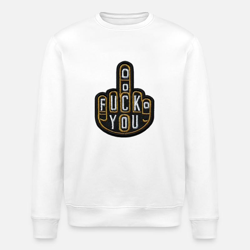 Fick dich - Stanley/Stella Unisex Bio-Sweatshirt ROLLER - Weiß