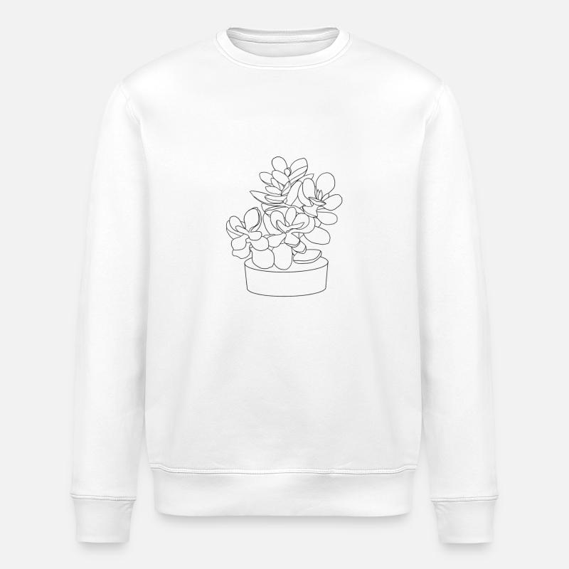 Planter - Sweat bio ROLLER Stanley/Stella Unisexe - blanc