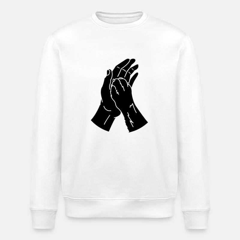 Animal Patte Main - Sweat bio ROLLER Stanley/Stella Unisexe - blanc