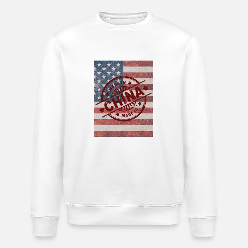 Fabriqué en Chine - Sweat bio ROLLER Stanley/Stella Unisexe - blanc