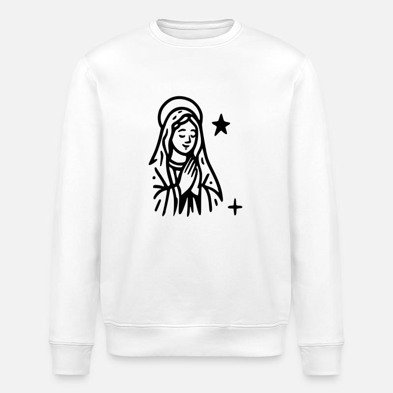 Sainte Marie - Sweat bio ROLLER Stanley/Stella Unisexe - blanc