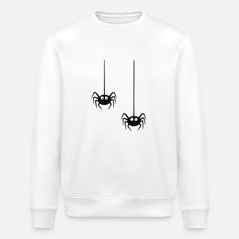 Spinne - Spider - Duo - Stanley/Stella Unisex Bio-Sweatshirt ROLLER - Weiß
