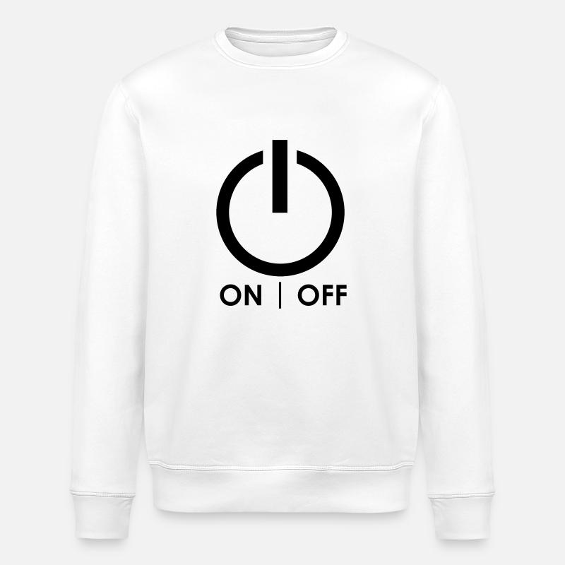 ON / OFF - Stanley/Stella Unisex Bio-Sweatshirt ROLLER - Weiß
