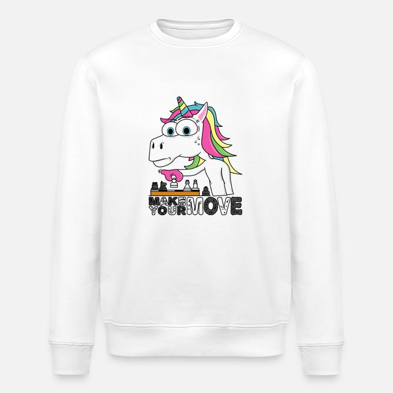 Schach - Make your Move - Stanley/Stella Unisex Bio-Sweatshirt ROLLER - Weiß