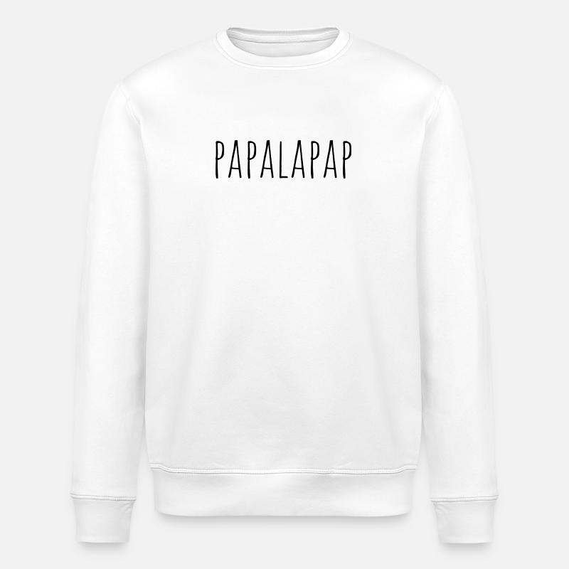 PAPALAPAP - Sweat bio ROLLER Stanley/Stella Unisexe - blanc