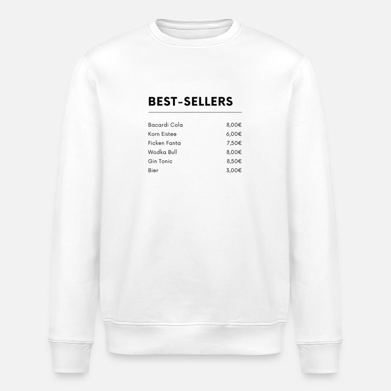 Best Sellers Drinks - Stanley/Stella Unisex Bio-Sweatshirt ROLLER - Weiß